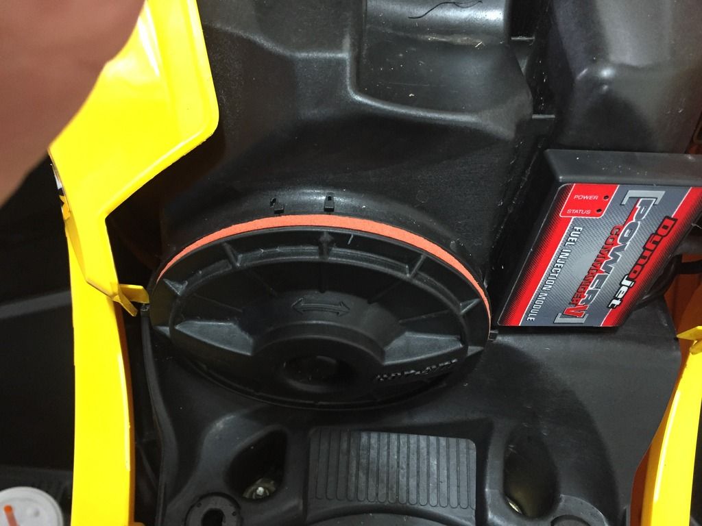 OMC CanAm Air Box Seal Installed CanAm ATV Forum